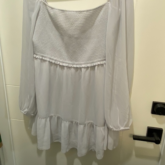 Aritzia - Wilfred Light Blue Tempest Mini Dress - Size 2XL - Picture 1 of 3